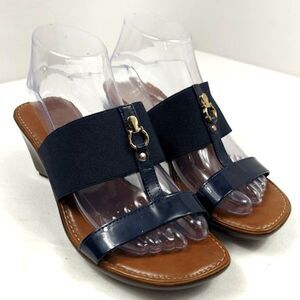 Women's ITALIAN SHOEMAKERS Wedge-Heel Sandals US Size 9 Made in Italy